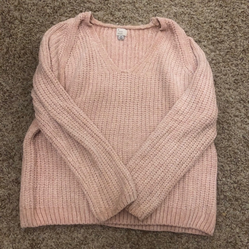 Pink sweater